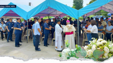 Bagong istasyon kan Virac PNP, pig inaguraran