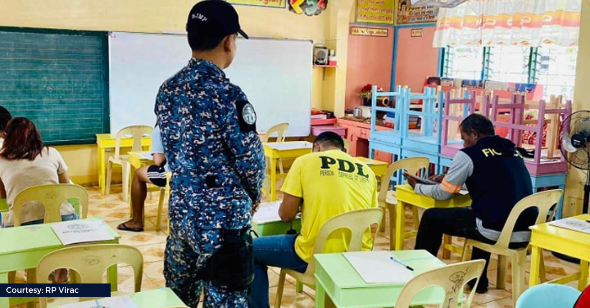 Mga PDL sa Virac, bumoto na rin para sa BSKE 2023