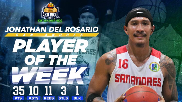 KASUROG Player of the Week #3 | Ako Bicol Cup Catanduanes