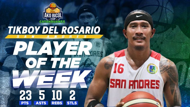 KASUROG Player of the 𝐖𝐞𝐞𝐤 #𝟓 | Ako Bicol Cup Catanduanes