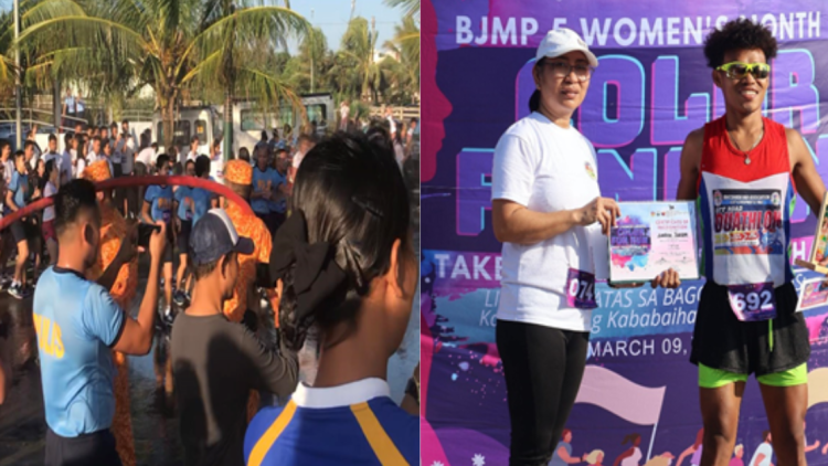 Women’s Month Color Fun Run-Takbo Para sa Kababaihan ng BJMP Bicol, naging matagumpay