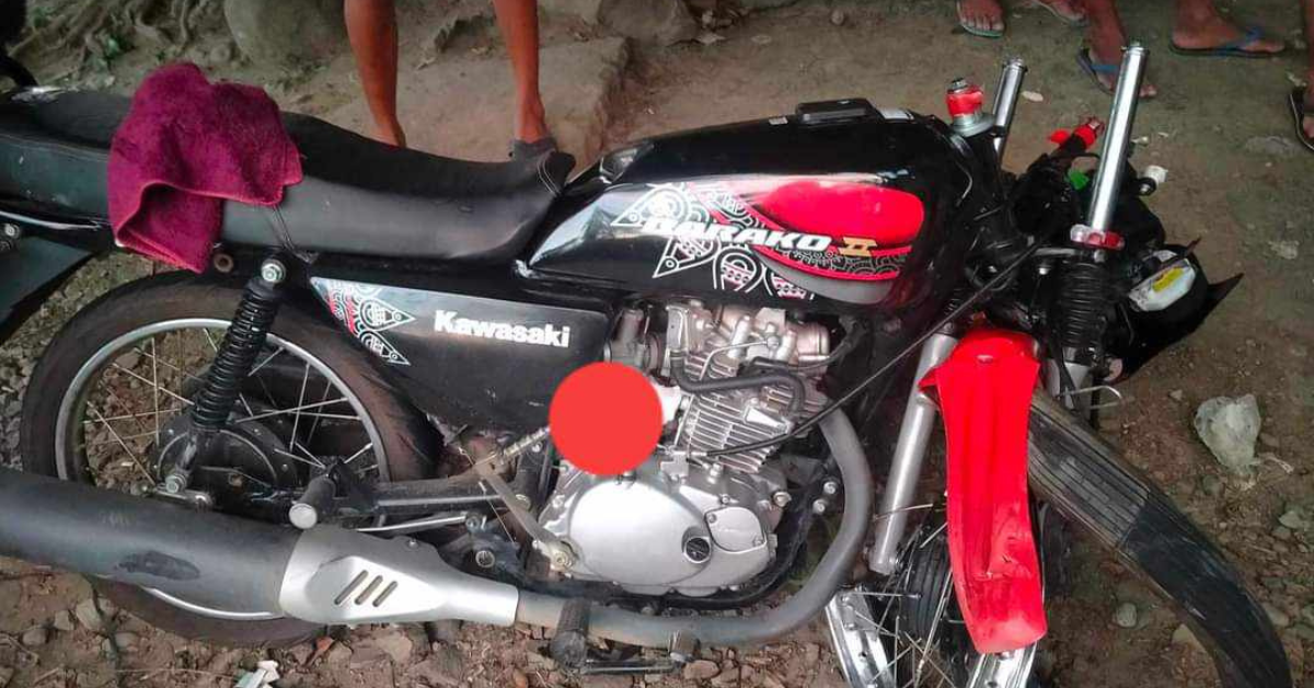 Isa patay, isa sugatan sa isang motorcycle accident sa Ragay, Camarines Sur